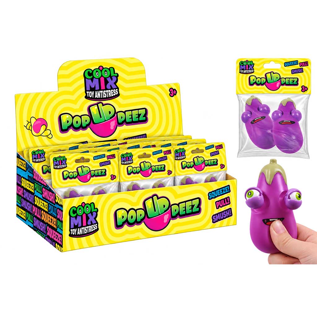 Cool Mix PopUppeez lilek s vyboulenýma očima antistresová hračka obrázek 1