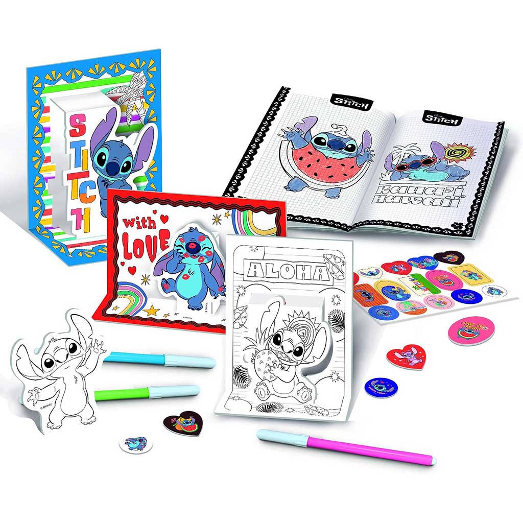 Disney Stitch výtvarná škola v batohu - Lisciani obrázek 2