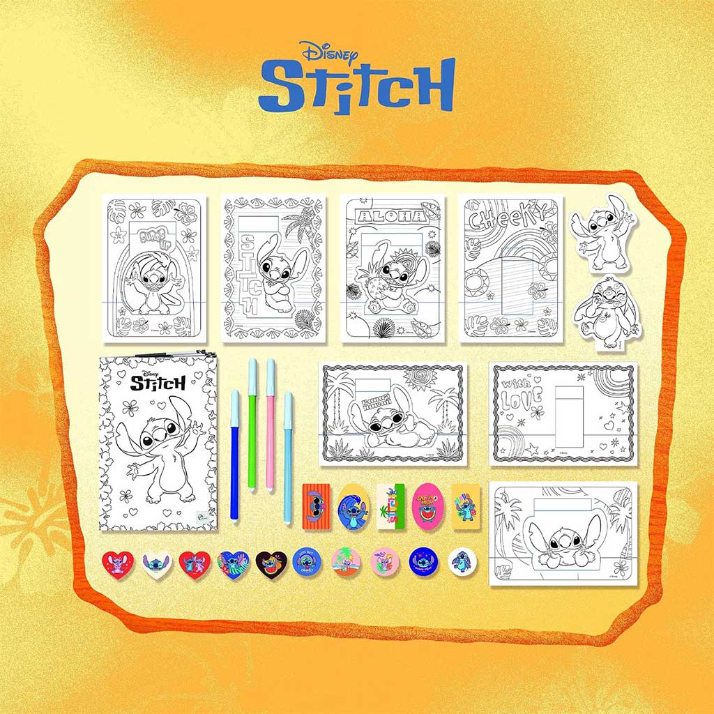Disney Stitch výtvarná škola v batohu - Lisciani obrázek 3