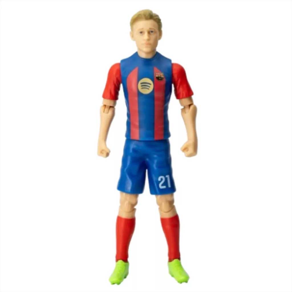 Fotbalista akční figurka, 20 cm - Barcelona, F. De Jong v dresu s číslem 21 obrázek 2