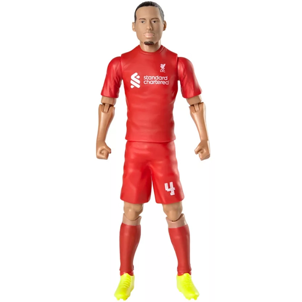 Fotbalista akční figurka, 20 cm - Liverpool, Van Dijk v dresu číslo 4 obrázek 2