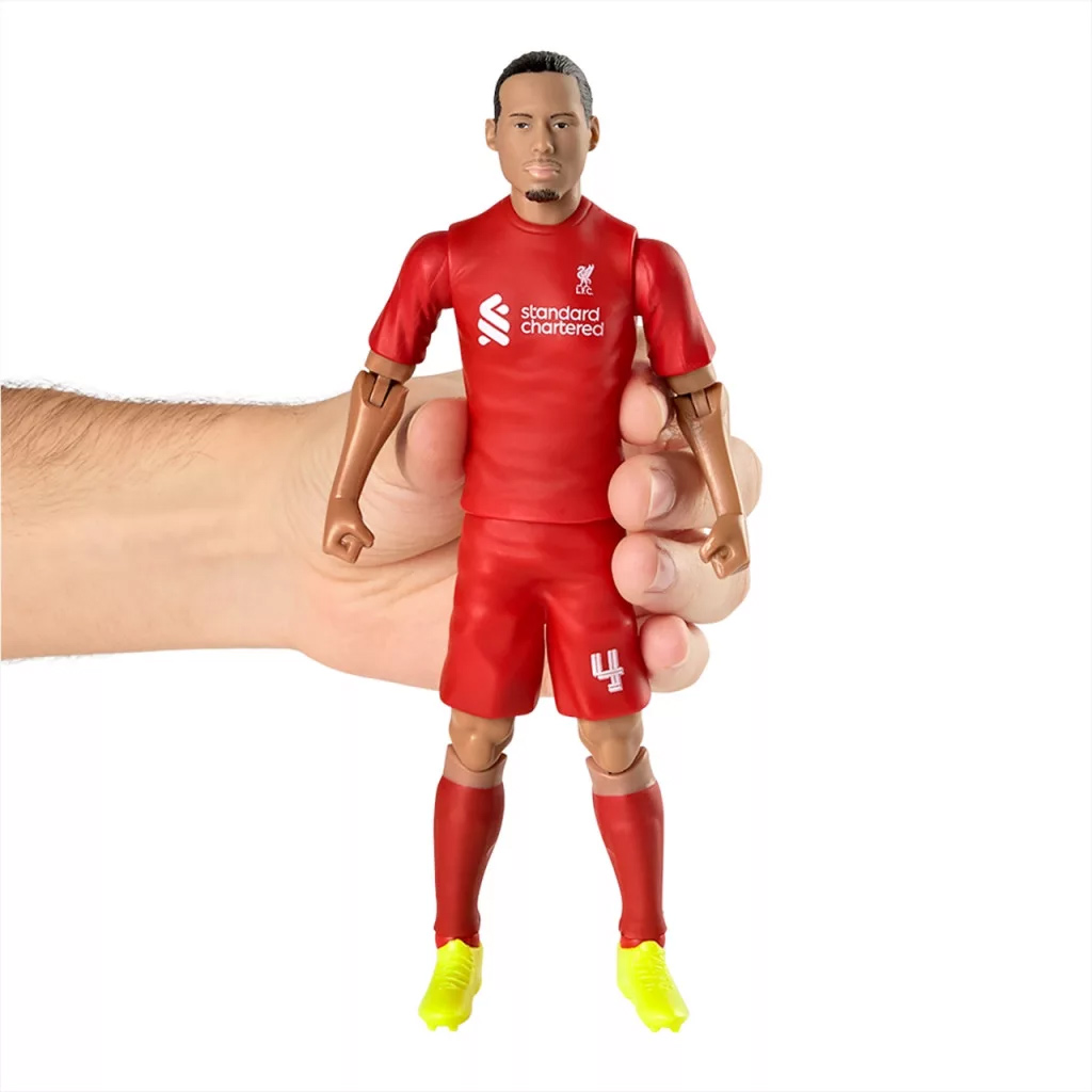 Fotbalista akční figurka, 20 cm - Liverpool, Van Dijk v dresu číslo 4 obrázek 5