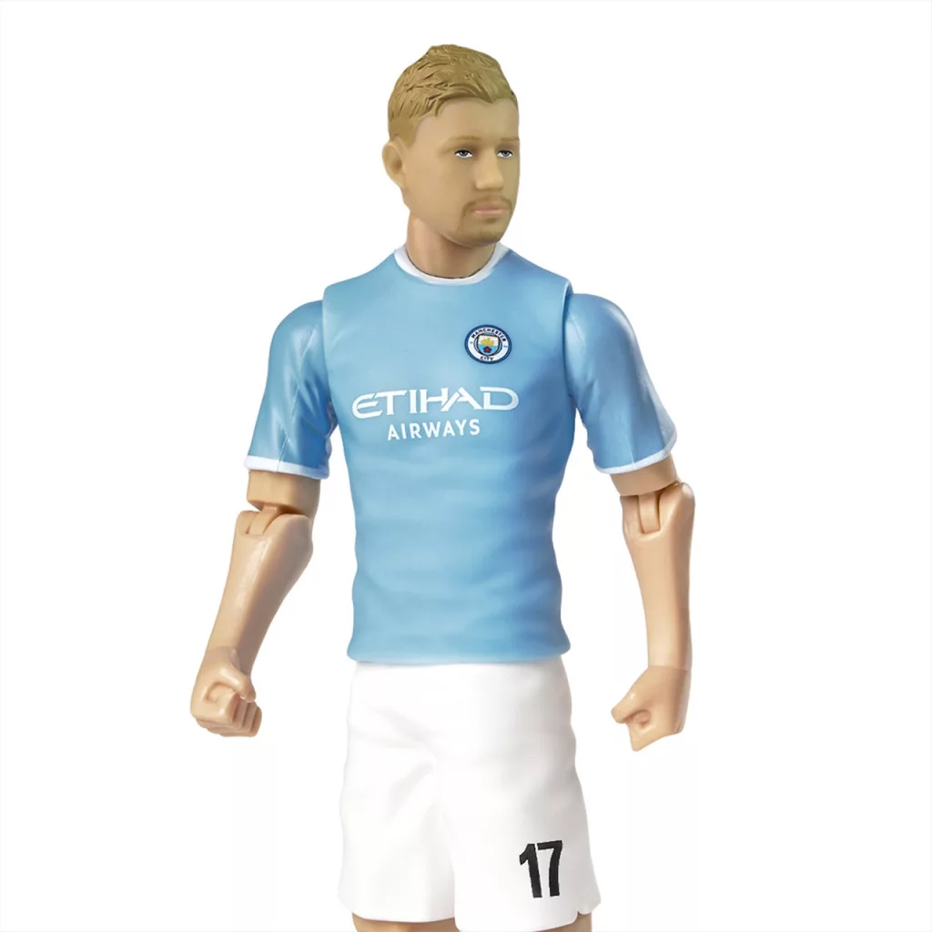 Fotbalista akční figurka, 20 cm - Manchester City, De Bruyne v dresu číslo 17 obrázek 4