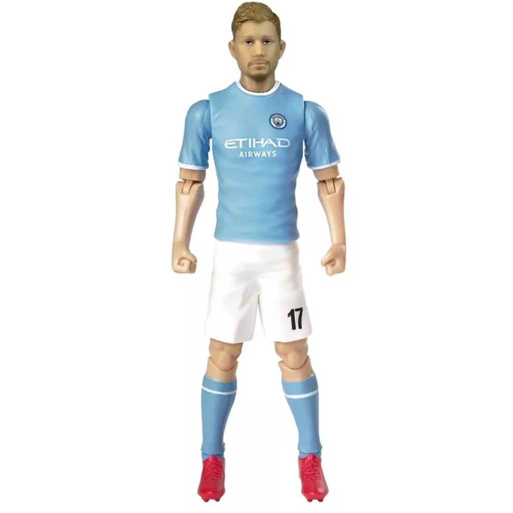 Fotbalista akční figurka, 20 cm - Manchester City, De Bruyne v dresu číslo 17 obrázek 1