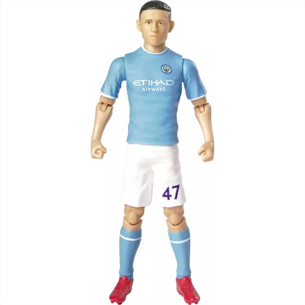 Fotbalista akční figurka, 20 cm - Manchester City, Foden v dresu s číslem 47 obrázek 2