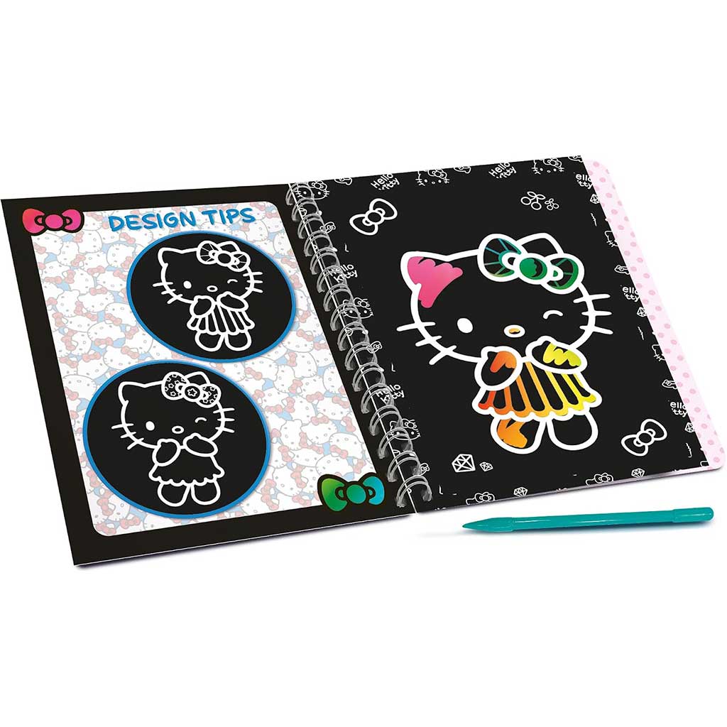 Hello Kitty Kreslicí sešit na škrábání - Lisciani obrázek 2
