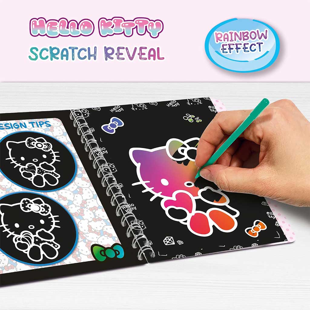 Hello Kitty Kreslicí sešit na škrábání - Lisciani obrázek 3