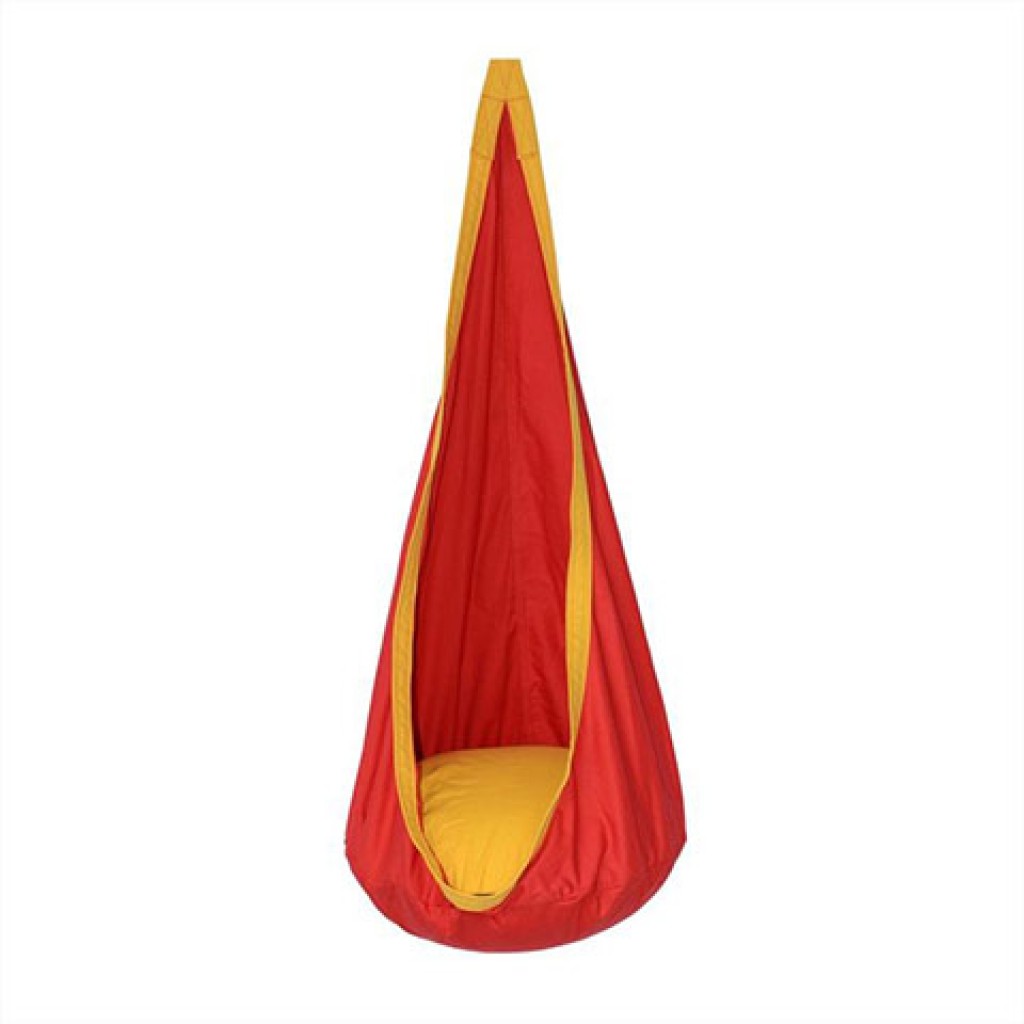 Houpací křeslo červené barvy 70cm - Wonderland obrázek 1