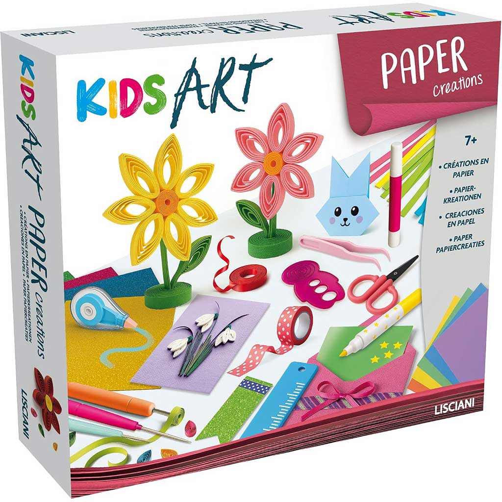 Kids Art: Barevné papírové tvoření kreativní set - Lisciani obrázek 1