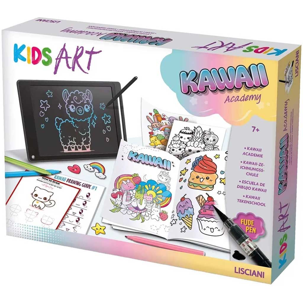 Kids Art: Kawaii Academy kreativní omalovánka - Lisciani obrázek 1