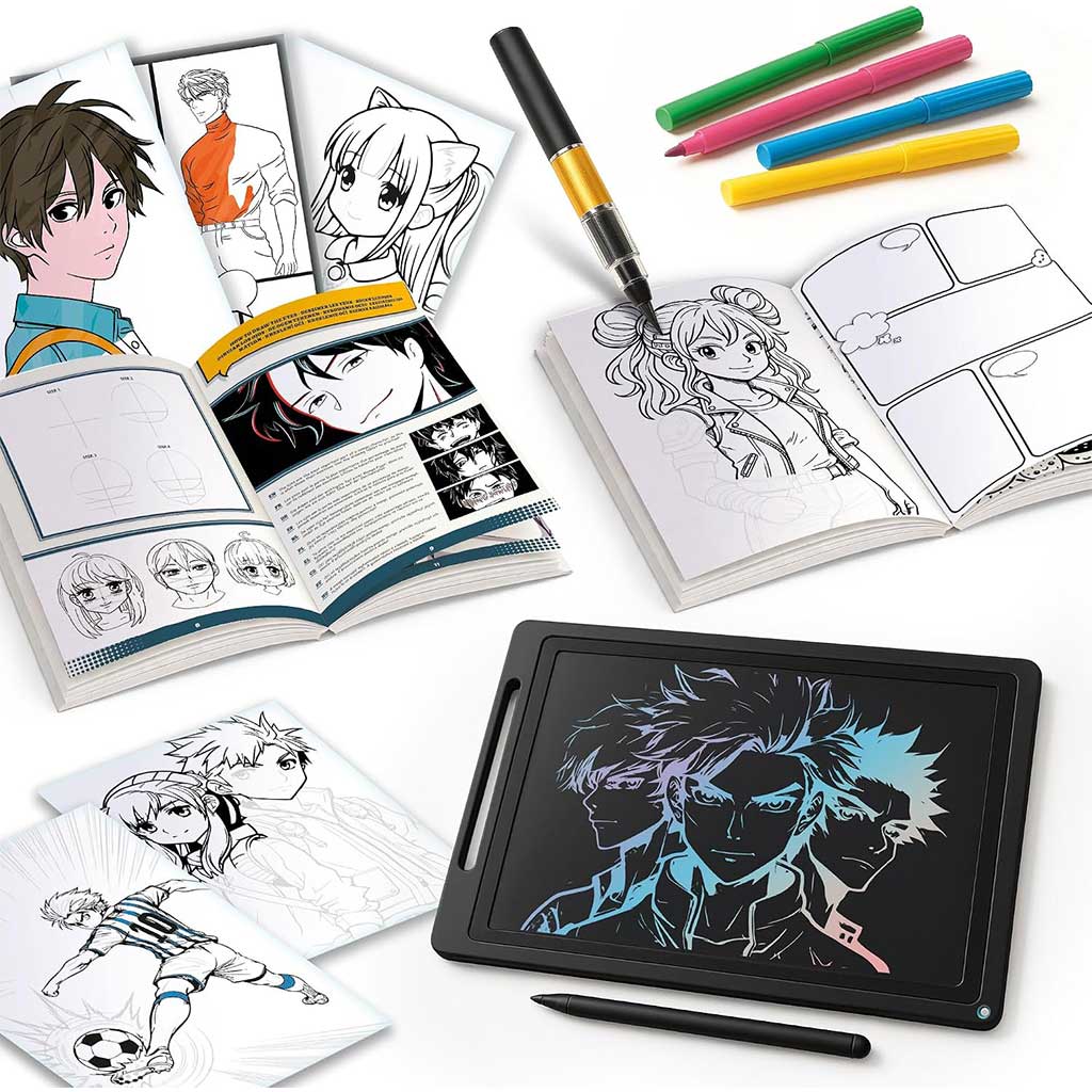 Kids Art: Manga Academy kreativní omalovánka - Lisciani obrázek 2