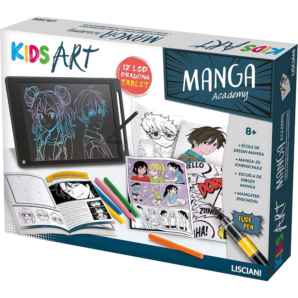 Kids Art: Manga Academy kreativní omalovánka - Lisciani obrázek 1