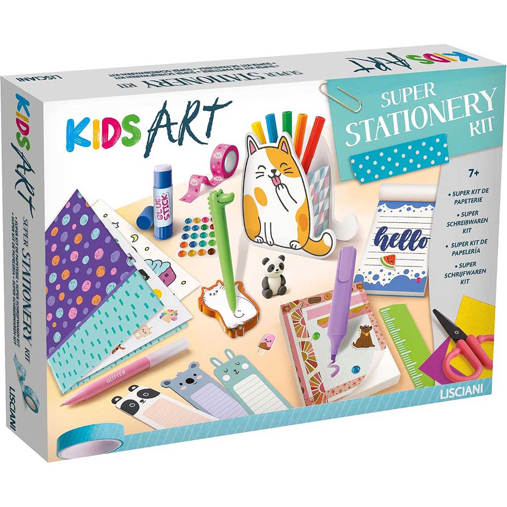Kids Art: Super Stationery Kit kreativní herní set - Lisciani obrázek 1