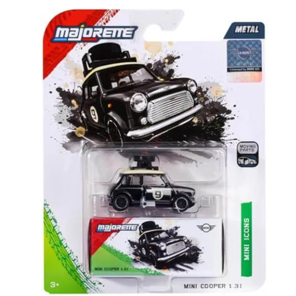 Majorette: Deluxe model auta - Mini Cooper 1.3i - černá - Simba Toys obrázek 1
