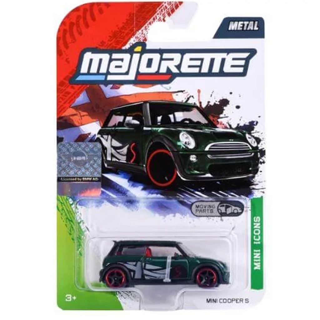 Majorette: Prémiový model auta - Mini John Cooper S - zelená - Simba Toys obrázek 1
