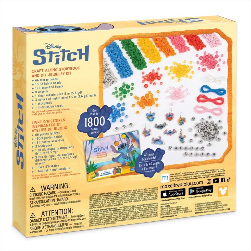 Make it Real: Stitch sada na výrobu náramků s pohádkovou knihou obrázek 2