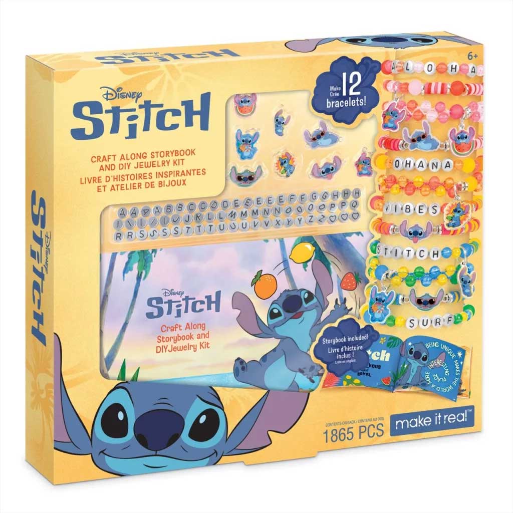 Make it Real: Stitch sada na výrobu náramků s pohádkovou knihou obrázek 1