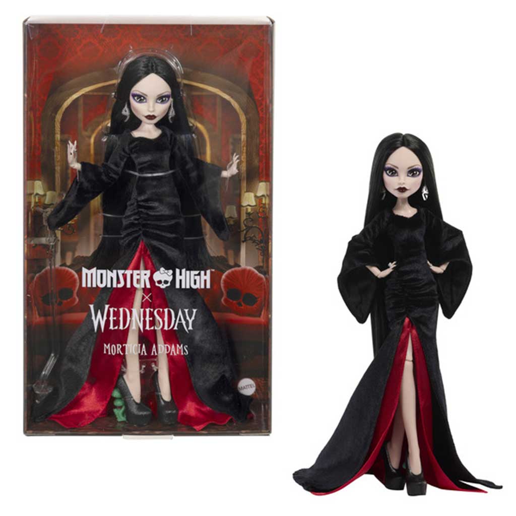 Monster High: Středa Mortica Adamsová panenka 28cm - Mattel obrázek 1