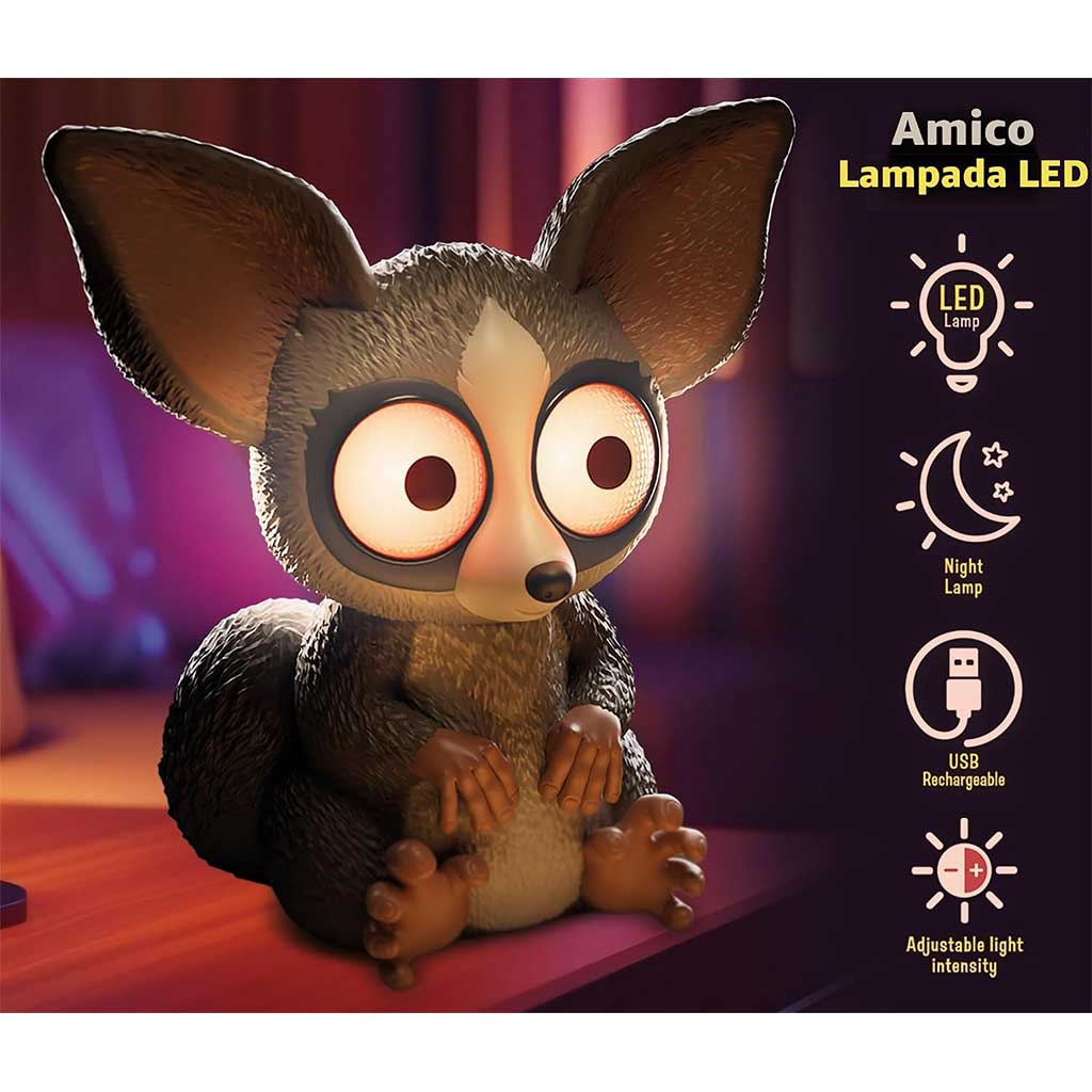 Noční lampička Rainy Days Bush Baby LED - Lisciani obrázek 3