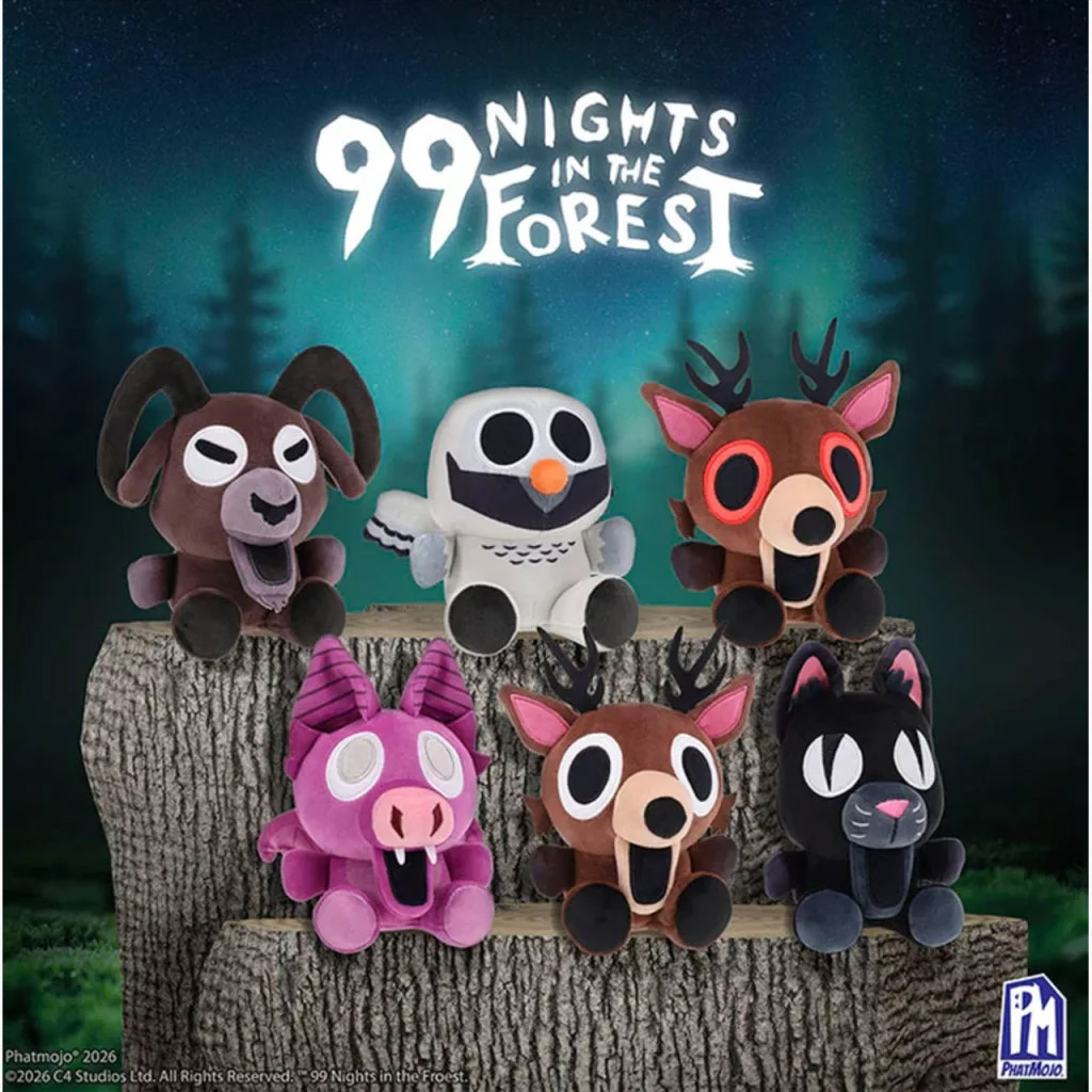 Phatmojo 99 Nights in the Forest překvapení plyšová figurka s DLC kódem obrázek 3