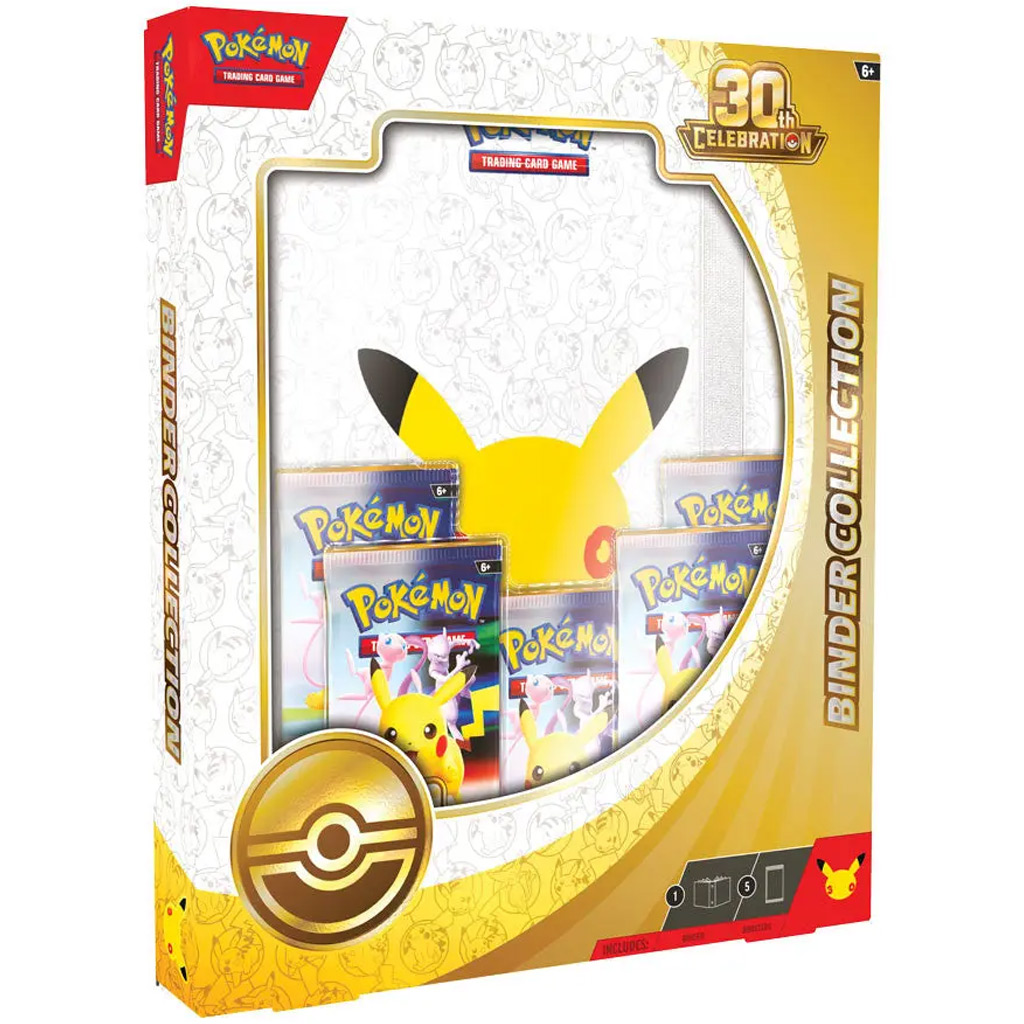 Pokémon TCG: 30. výročí sběratelská kolekce – 9 kapsových sběratelských desek s boostery obrázek 1