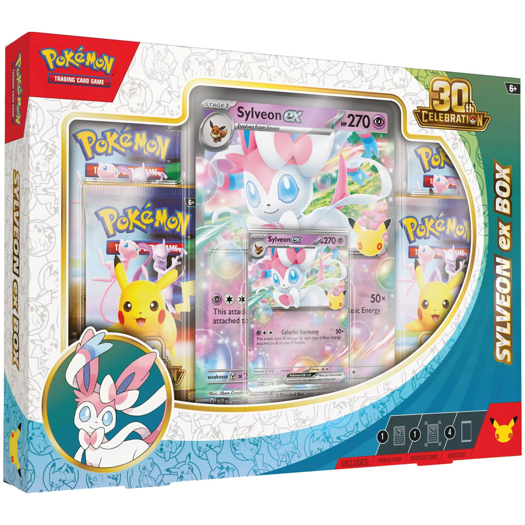 Pokémon TCG: 30. výročí – Sylveon ex Box obrázek 1