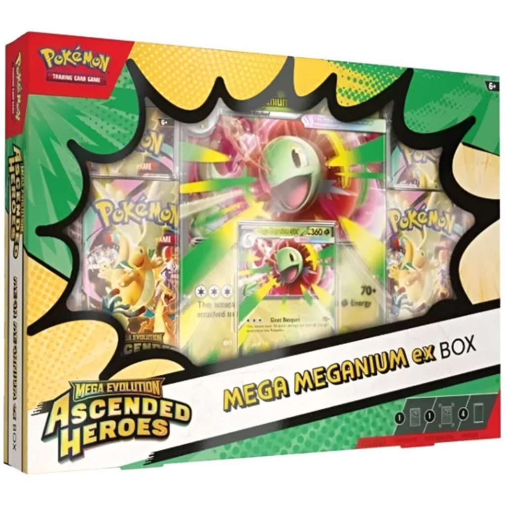 Pokémon TCG: Mega Evoluce - Vystouplí Hrdinové - Mega Meganium ex Box obrázek 1
