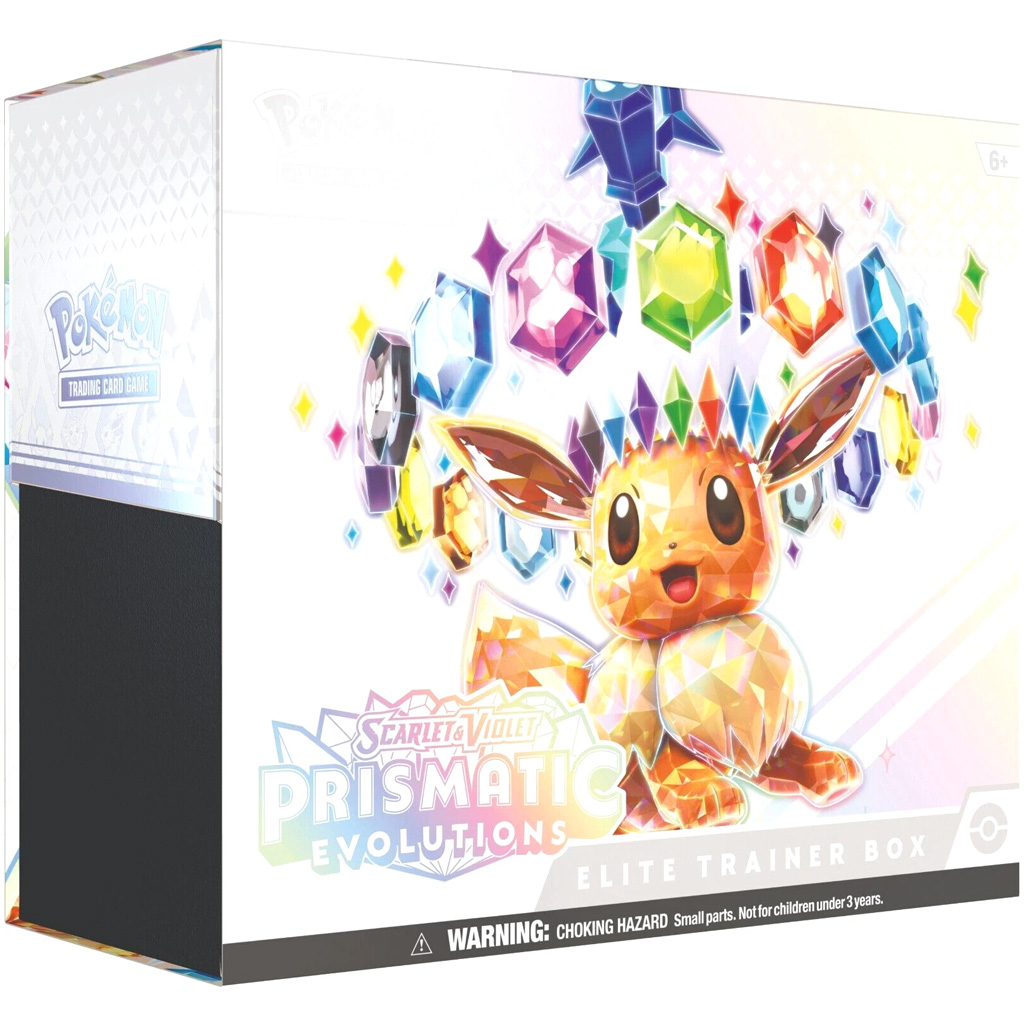 Pokémon TCG: SV8.5 Prismatic Evolutions Elite Trainer Box s 9 boostery obrázek 1