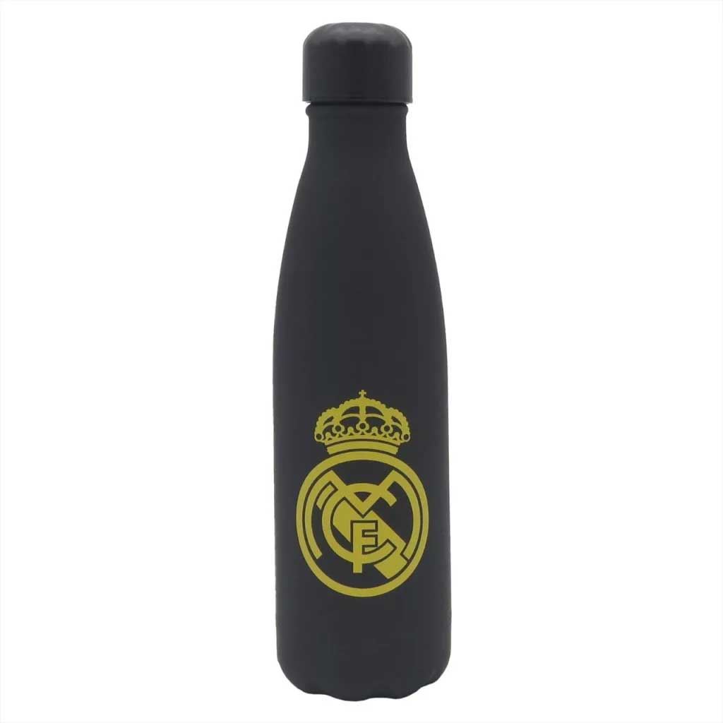 Real Madrid Nerezová dvoustěnná černá-zlatá ocelová láhev 500ml obrázek 1