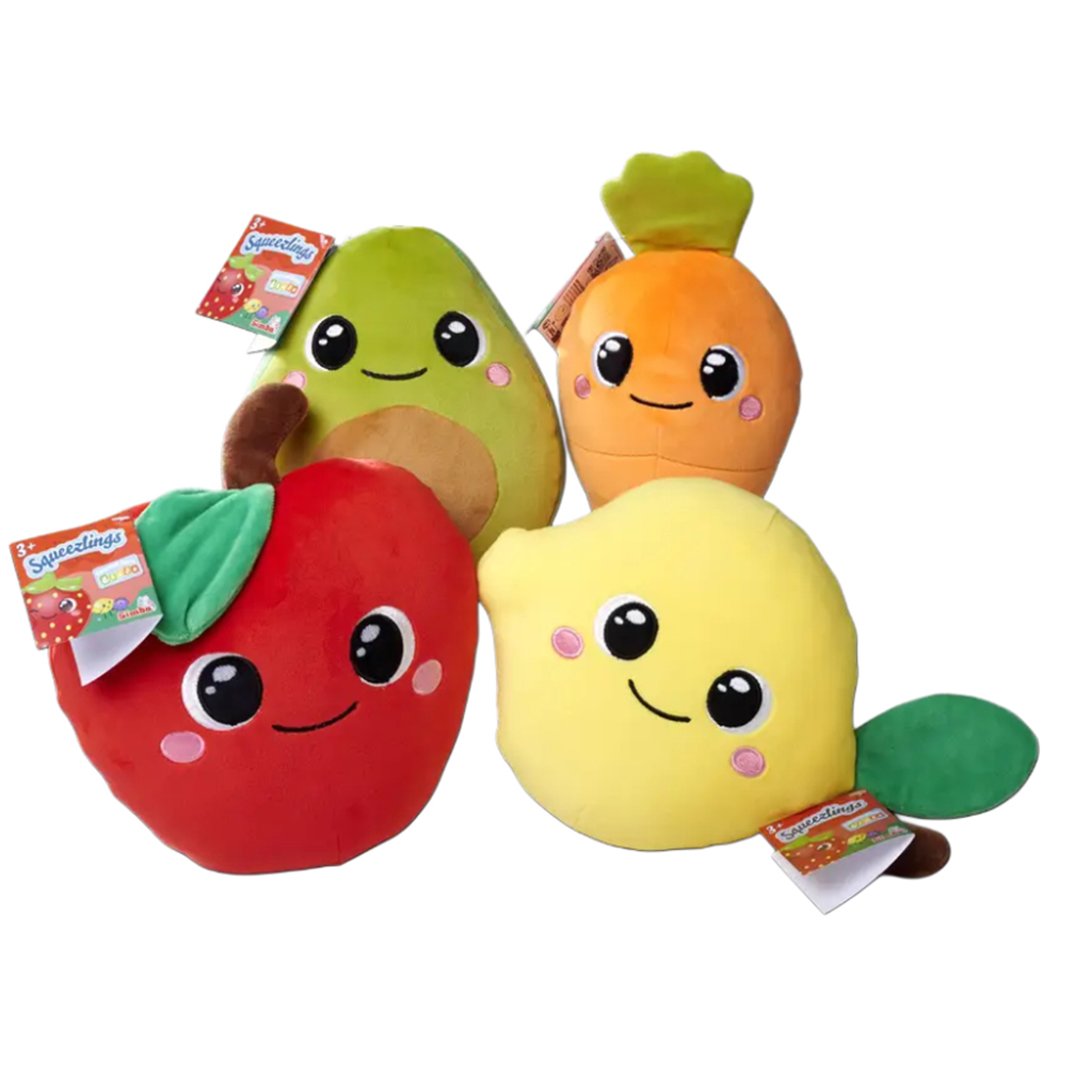 Squeezlings: Ovocná plyšová postavička v několika variantách 20 cm – 1 ks - Simba Toys obrázek 1
