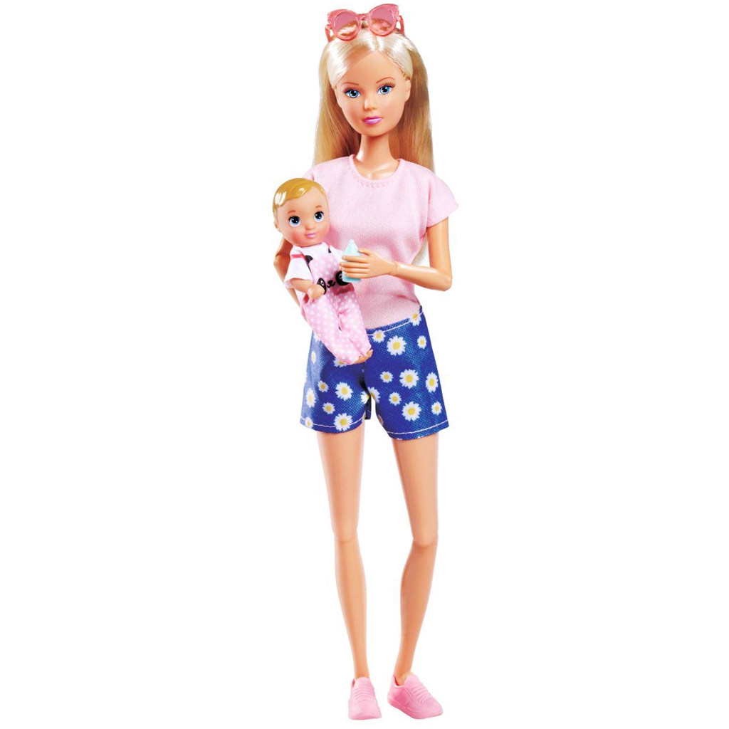 Steffi Love: Cyklistka Steffi s dětským přívěsem - Simba Toys obrázek 4