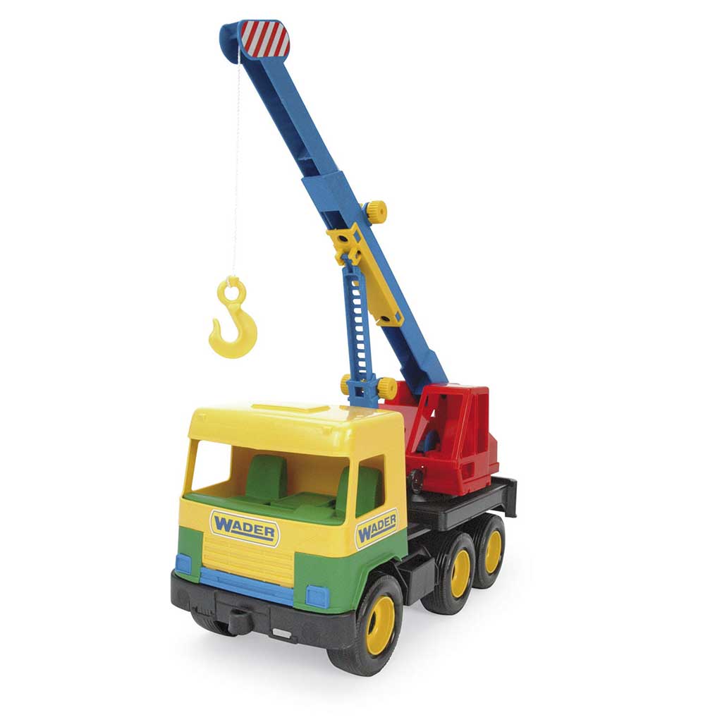 Střední nákladní auto s jeřábem 38cm - Wader obrázek 1
