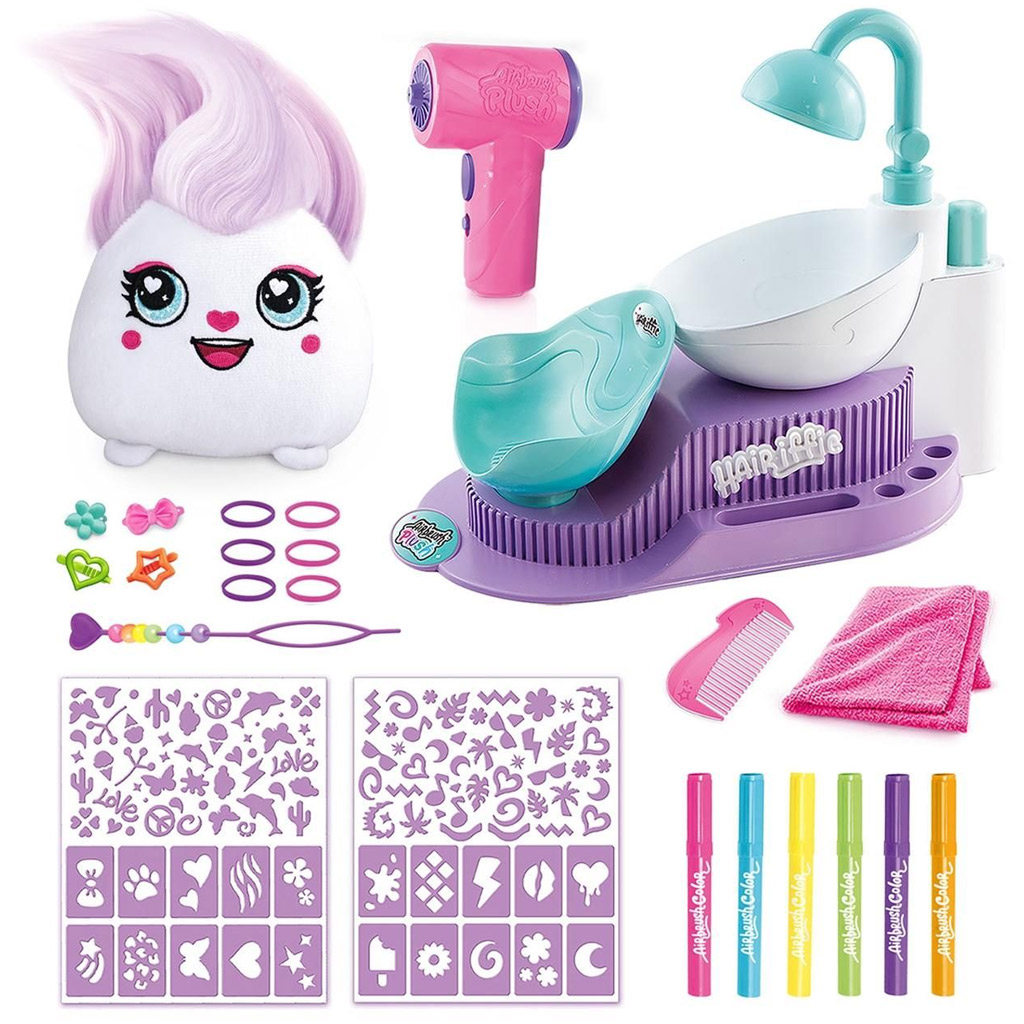 Style 4 Ever: Airbrush Plush Hair-iffic kadeřnictví obrázek 4