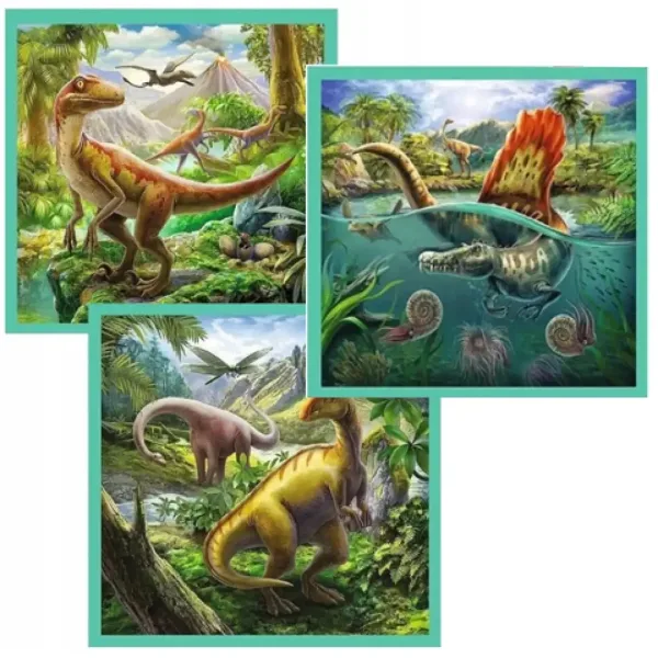 3 v 1 dinosaurí puzzle set - Trefl obrázek 2