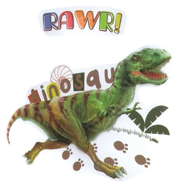 3D Svět dinosaurů samolepka na zeď se posterem obrázek 4