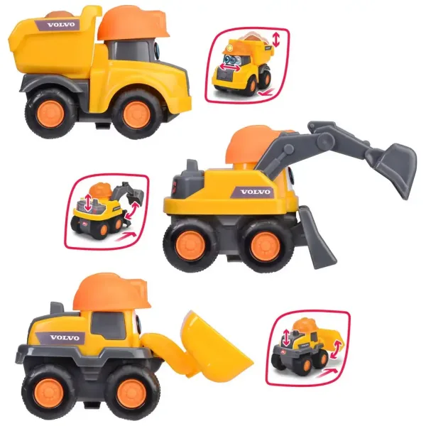 ABC Builder Team: Stavební stroj v několika variantách - Simba Toys obrázek 2