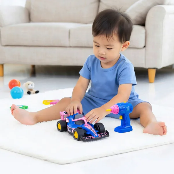 ABC sestavitelný závodní automobil BWT Alpine Formula 1 - Dicke Toys obrázek 3