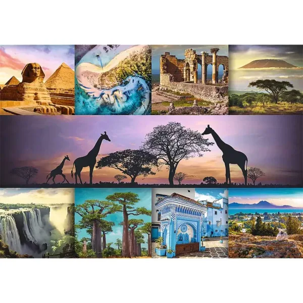 Africký koláž 1000 dílků HQ puzzle - Trefl obrázek 2