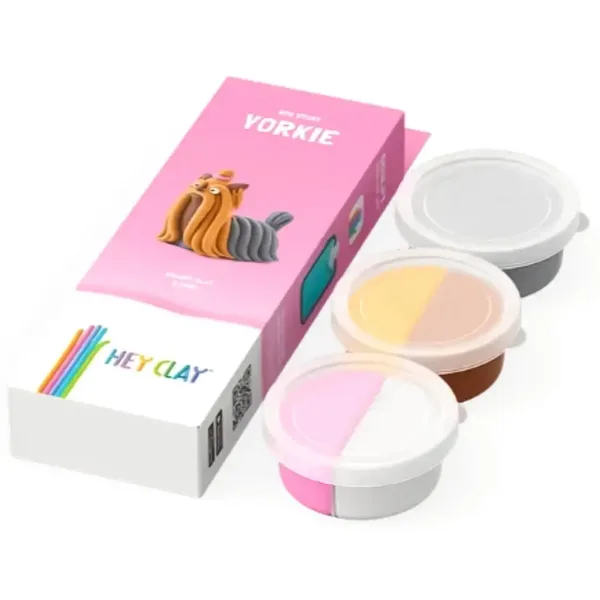 Ahoj Clay: Měkká Yorkie štěně modelovací sada obrázek 2