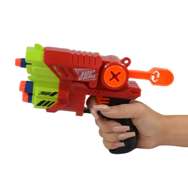 Air Blaster: Zbraň na pěnové střely EVA s terčem a náboji 19x14cm obrázek 6