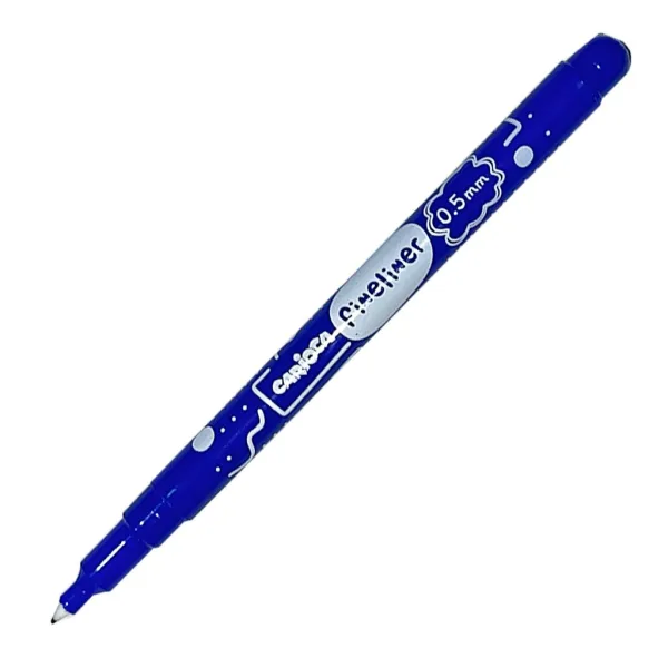 Akrylový marker modré barvy 0,5 mm - Carioca obrázek 2