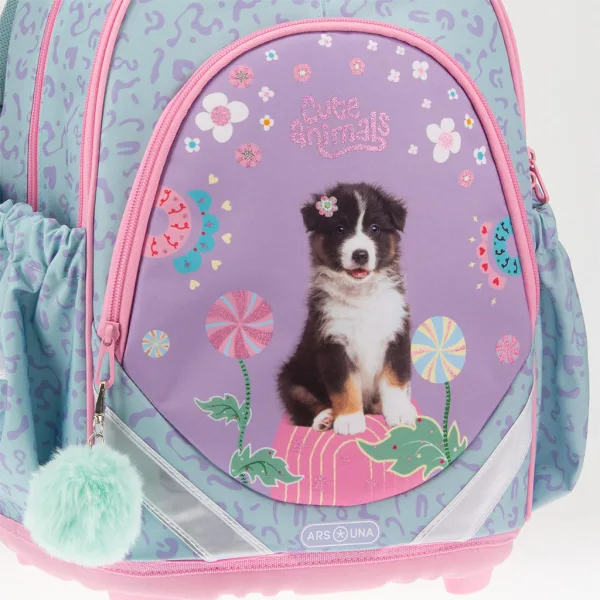 Ars Una: Cute animals-Aussie anatomický školní batoh 33×43×22 cm obrázek 6