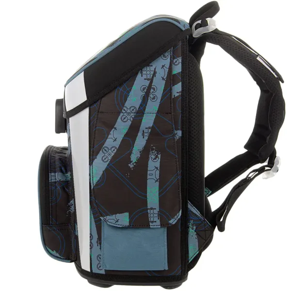 Ars Una: Drone Pro kompaktní ergonomický školní batoh s magnetickým zapínáním, rozměry 33x41x24 cm obrázek 4