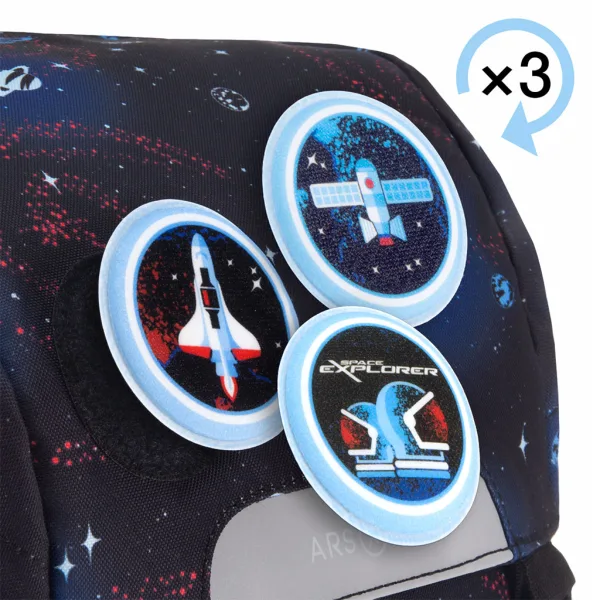 Ars Una: Space Explorer easy-pack školní taška, batoh 27x38x18 cm obrázek 6