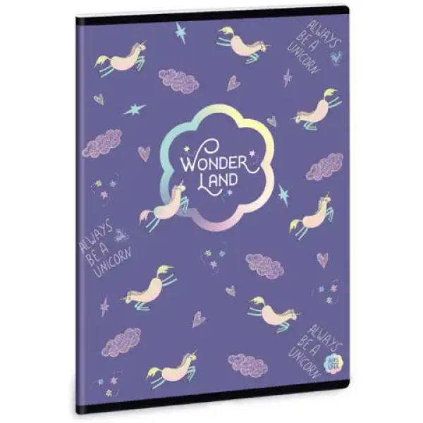Ars Una: Wonderland Unicorn linkovaný sešit A/5 40 listů obrázek 1