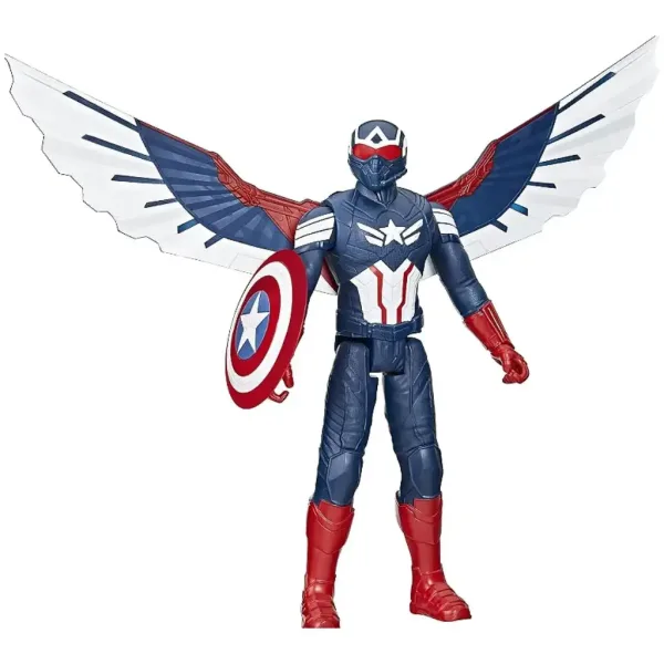Avengers Titan Hero Maskovaný Kapitán Amerika 29cm figurka - Hasbro obrázek 2