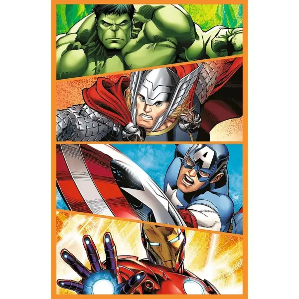 Avengers akční den 3x80dílné puzzle - Trefl obrázek 2