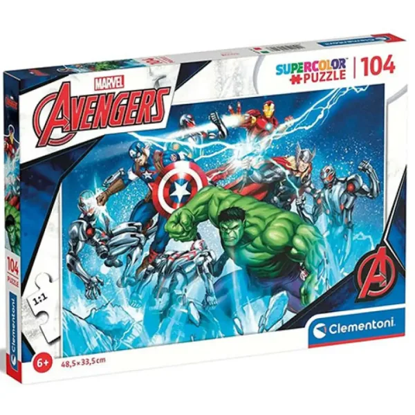 Avengers puzzle 104 dílků Super Color - Clementoni obrázek 1