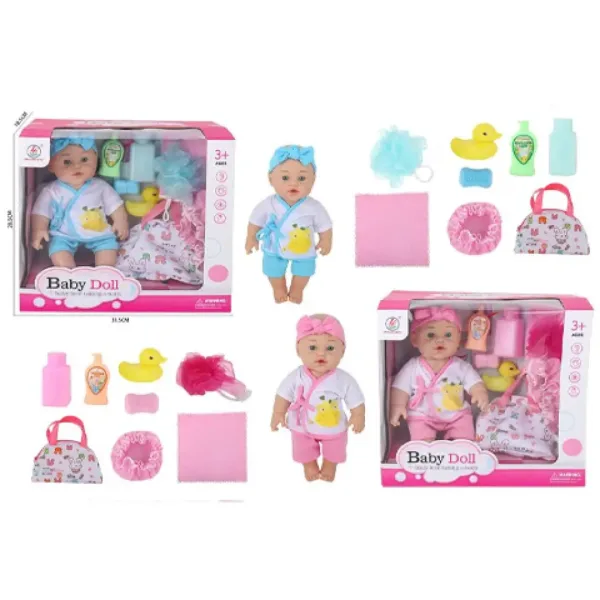 Baby Dolls novorozenecká panenka s koupacím setem, ve dvou variantách obrázek 2