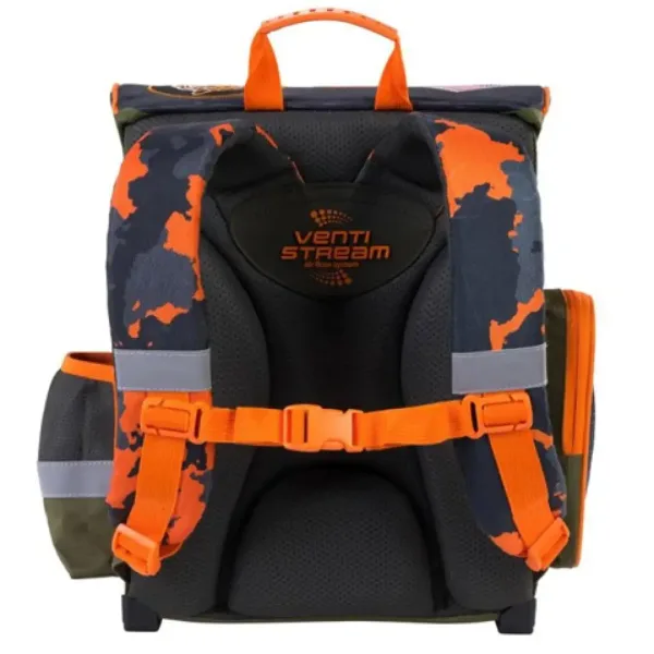Bambino: Vojenský ergonomický školní batoh, batoh 36x27x14cm obrázek 3